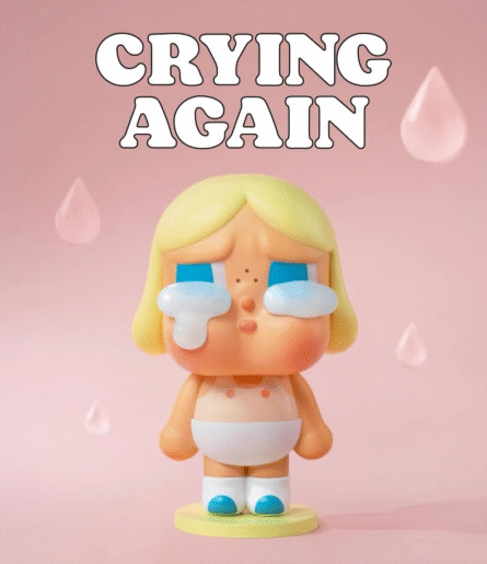 CRYBABY Crying Again Series-Vinyl Face Plush - Image 3